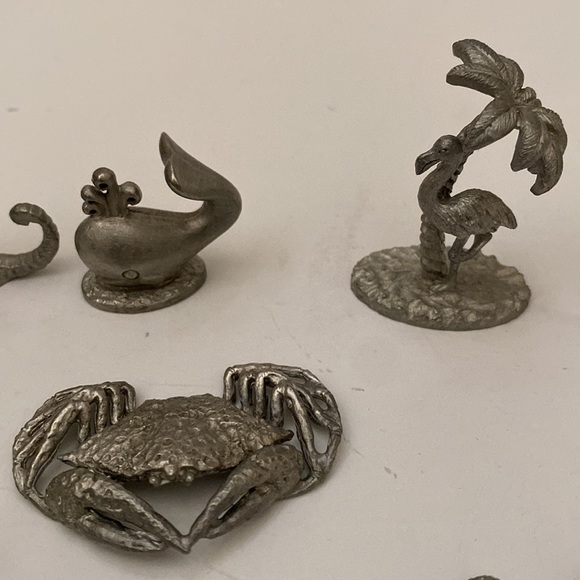 Spoontiques | Art | Vintage 984 Spoontiques Pewter Sea Creatures Lot Of ...